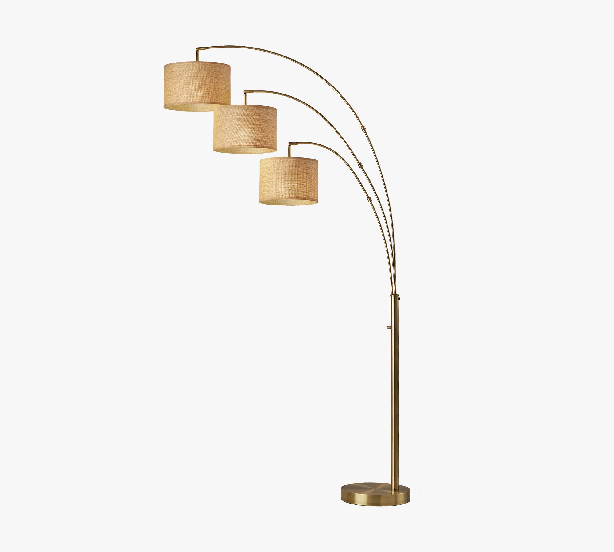 Cleo 3-Arm Metal Arc Lamp (85")