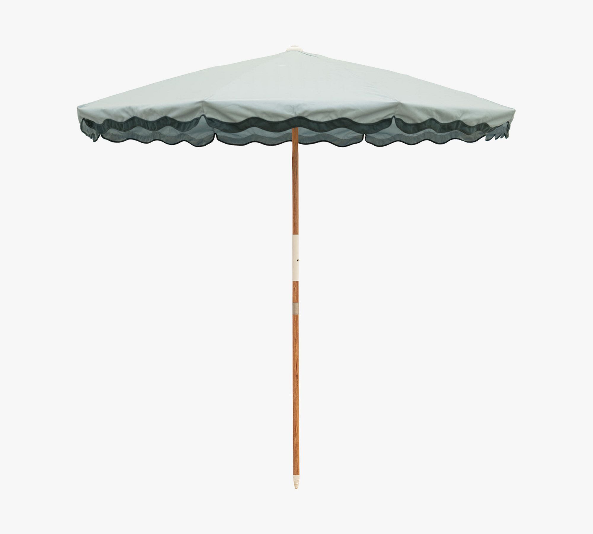 St. Tropez Scalloped Beach Umbrella