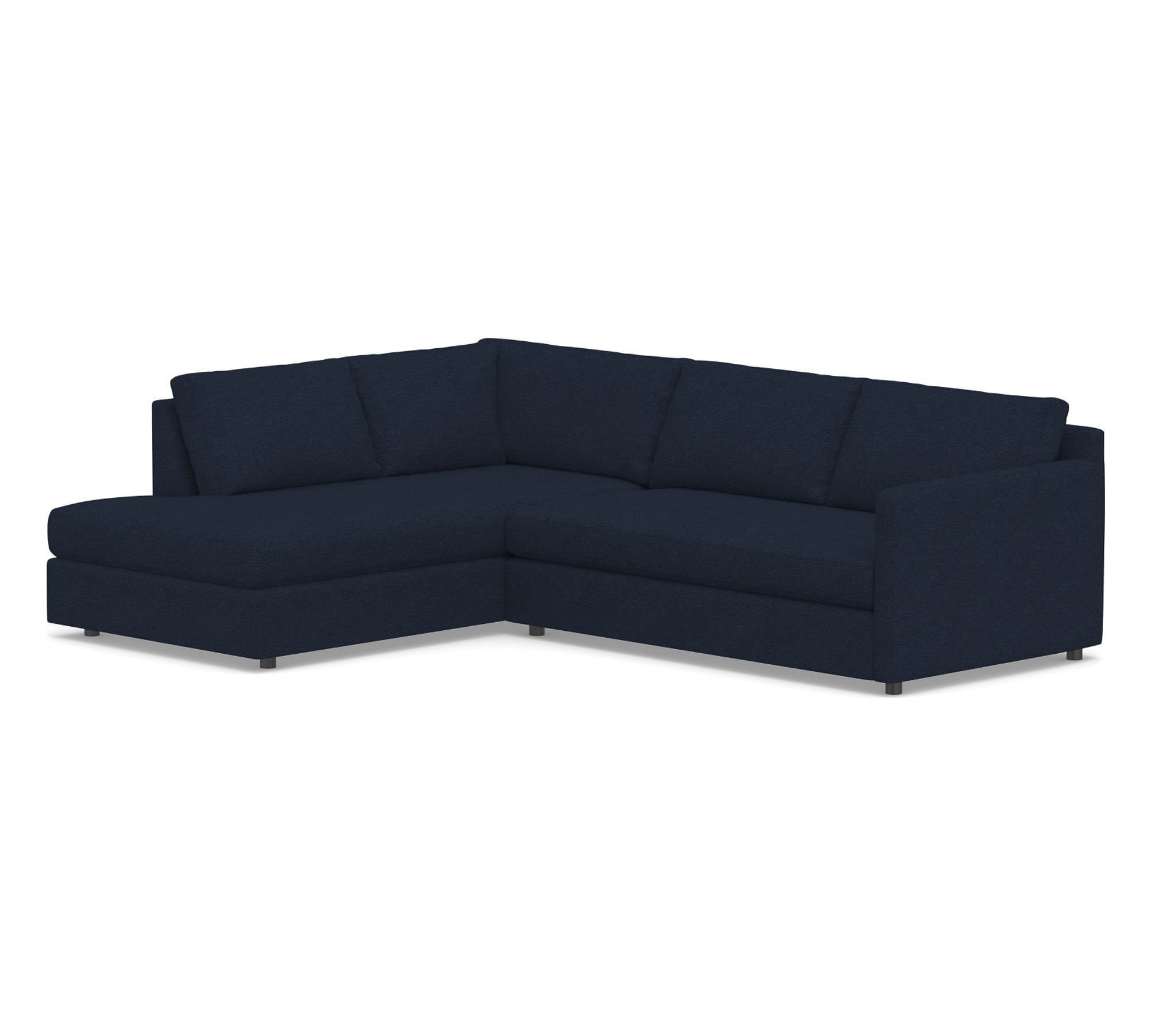 Pacifica Return Bumper Sectional (106")