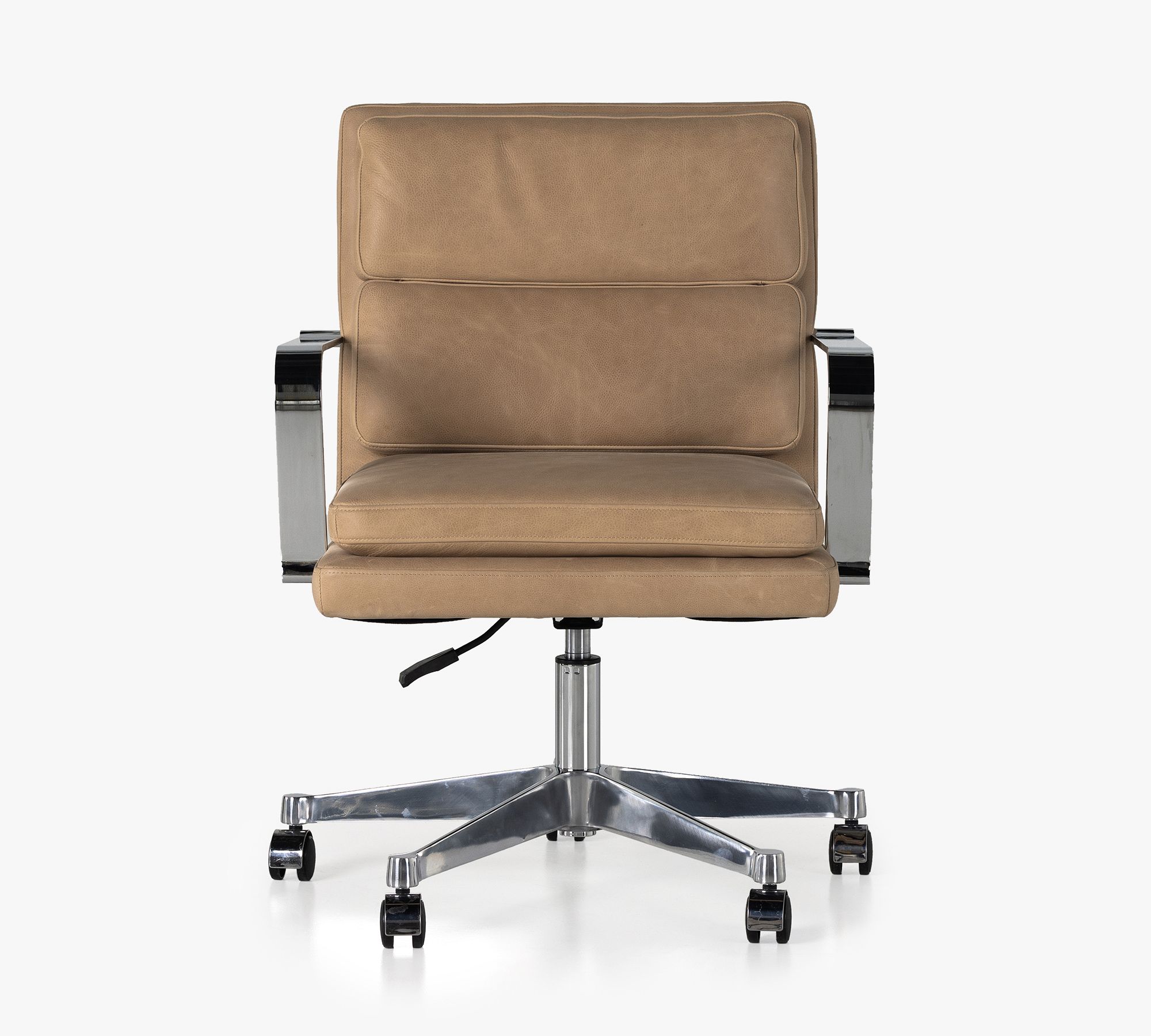 Jace Leather Swivel Desk Chair