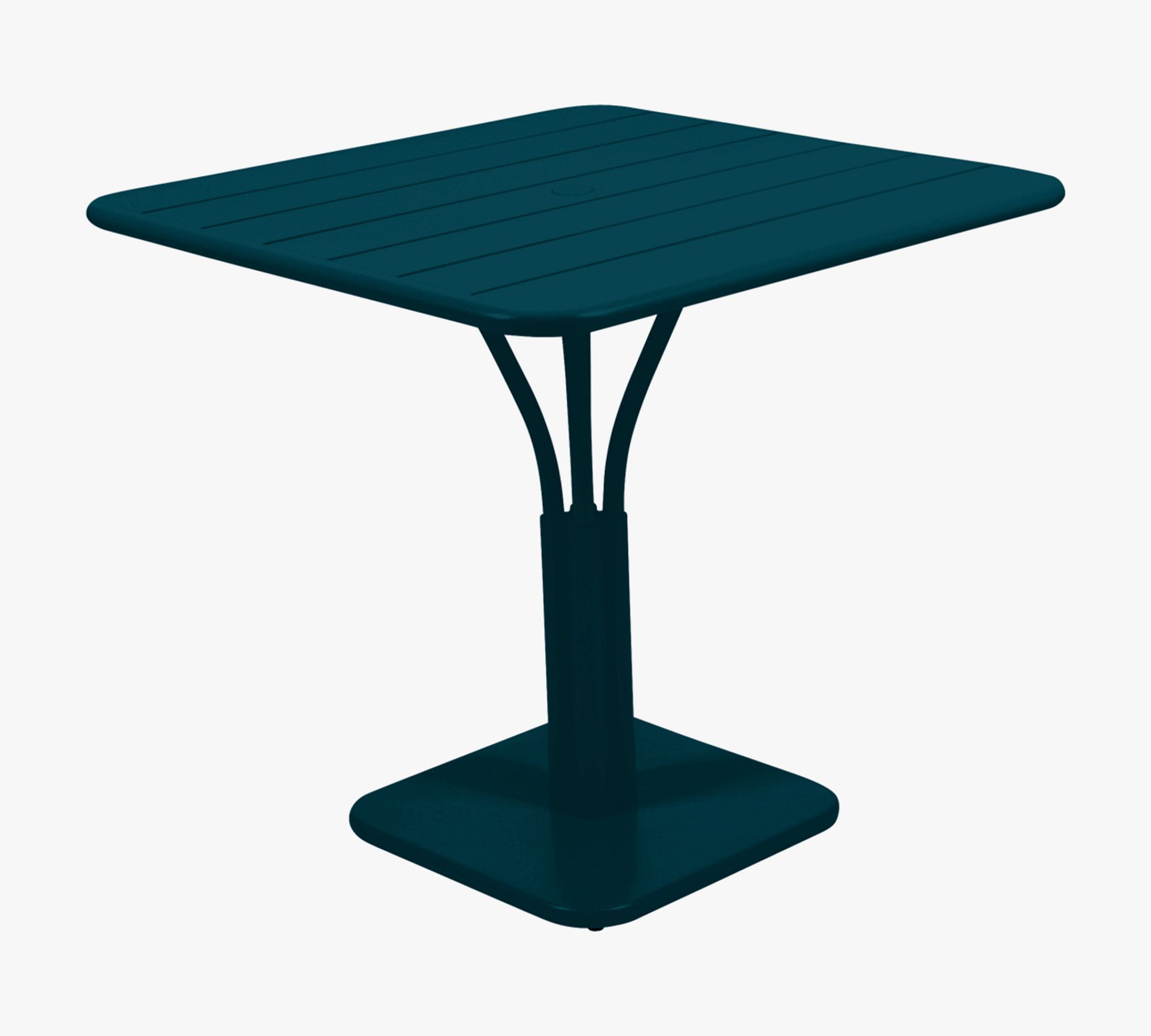 Fermob Metal Square Luxembourg Pedestal Outdoor Dining Table (36")