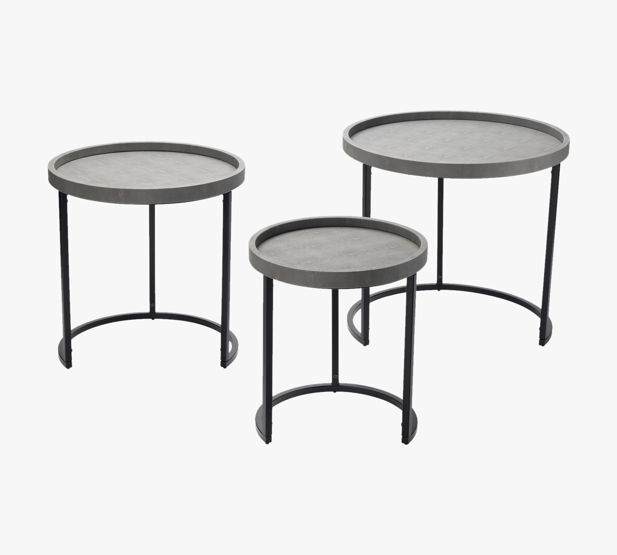 Nina Round Accent Tables - Set of 3 (16"-23.5")