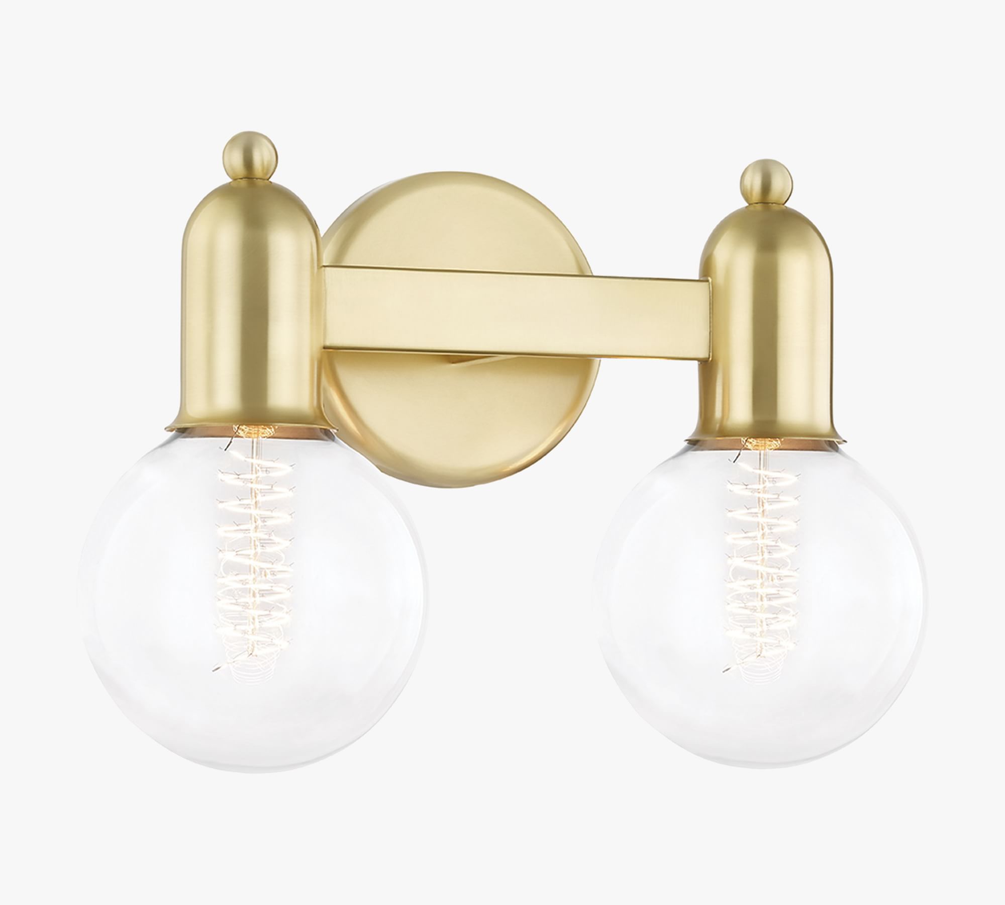 Korain Globe Double Sconce (13")