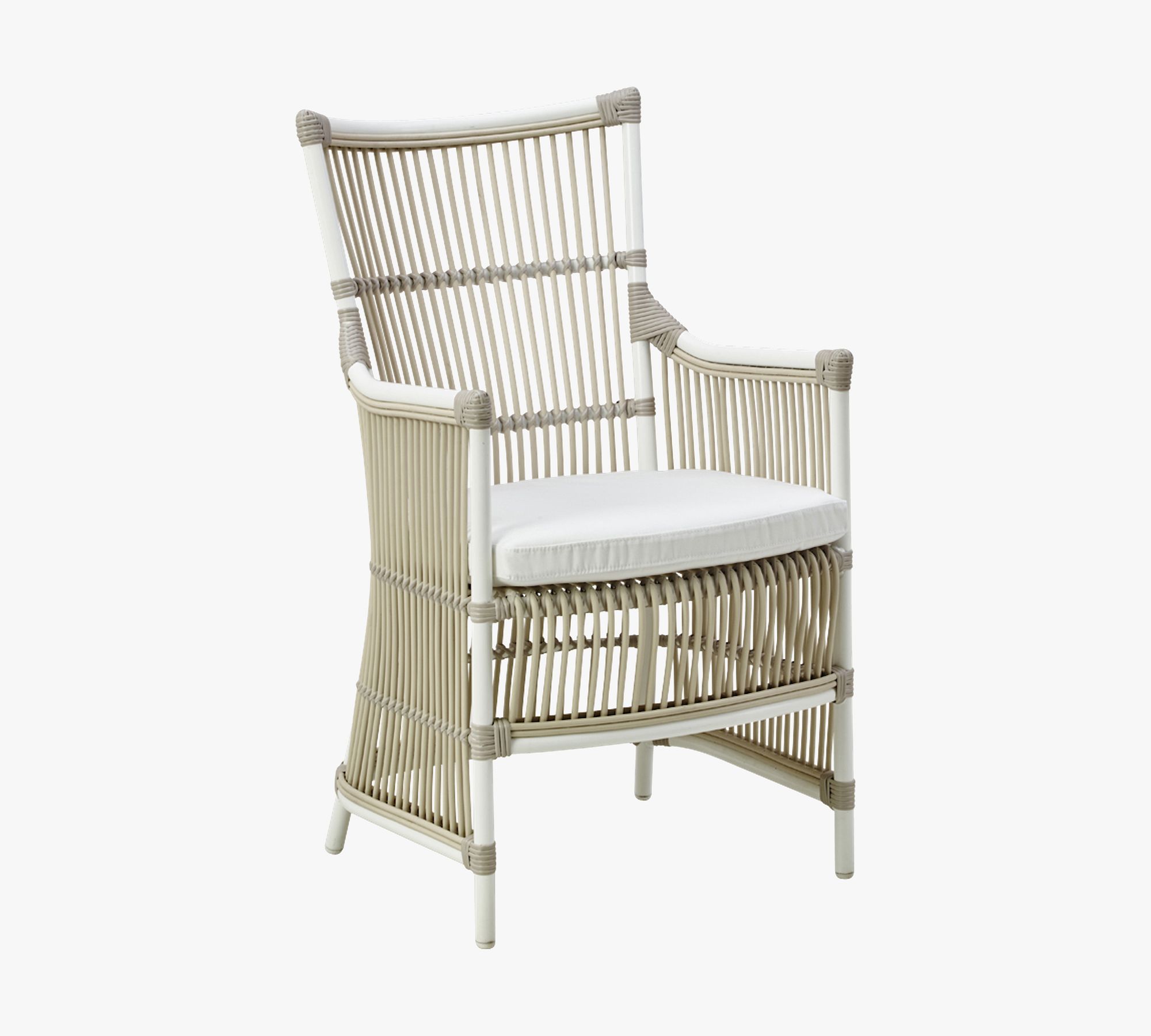 Davinci Alu-Rattan Outdoor Dining Armchair