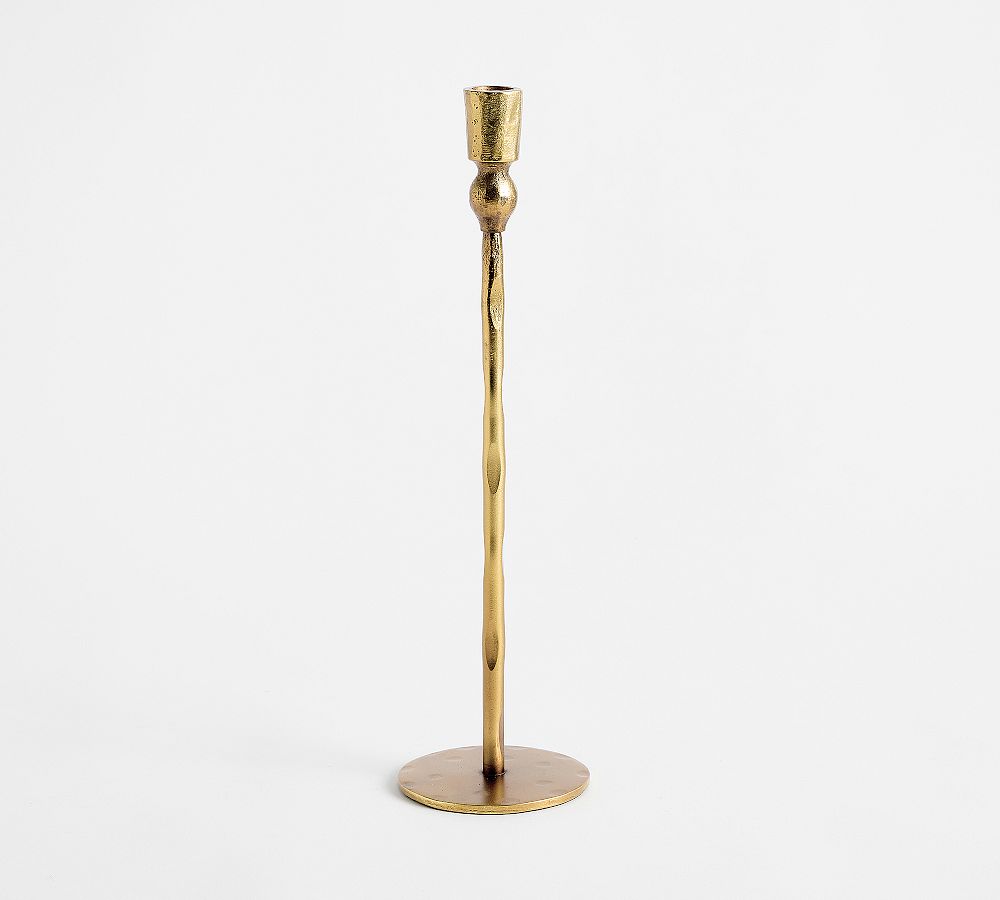 Large Poconos Hammered Taper Candleholders