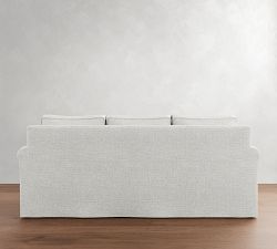 Cameron Roll Arm Slipcovered Side Sleeper Sofa (93&quot;)