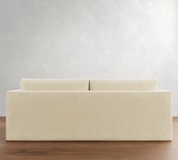 Carmel Slim Arm Slipcovered Sofa (56&quot;&ndash;116&quot;)