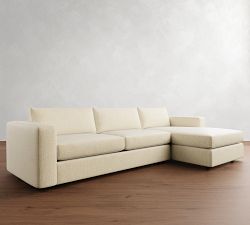 Carmel Wide Arm Chaise Sectional (113&quot;&ndash;135&quot;)