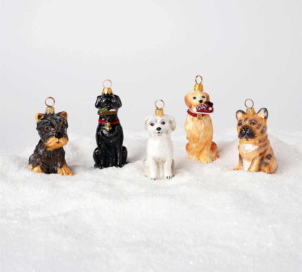 Handmade Heirloom Dog Ornaments Pottery Barn
