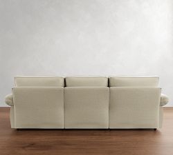 Pearce Roll Arm 3-Piece Reclining Sofa (116&quot;)