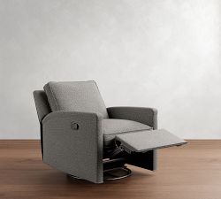 Tyler Square Arm Swivel Recliner