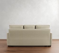 Pearce Square Arm Sleeper Sofa with Memory Foam Mattress (83&quot;)