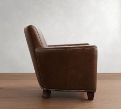 Irving Square Arm Leather Chair