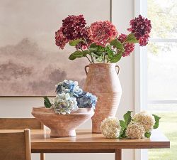 Faux Burgundy Hydrangea Bundle