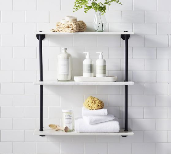 Pottery barn bathroom storage discount