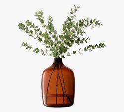 Lukas Amber Brown Vase