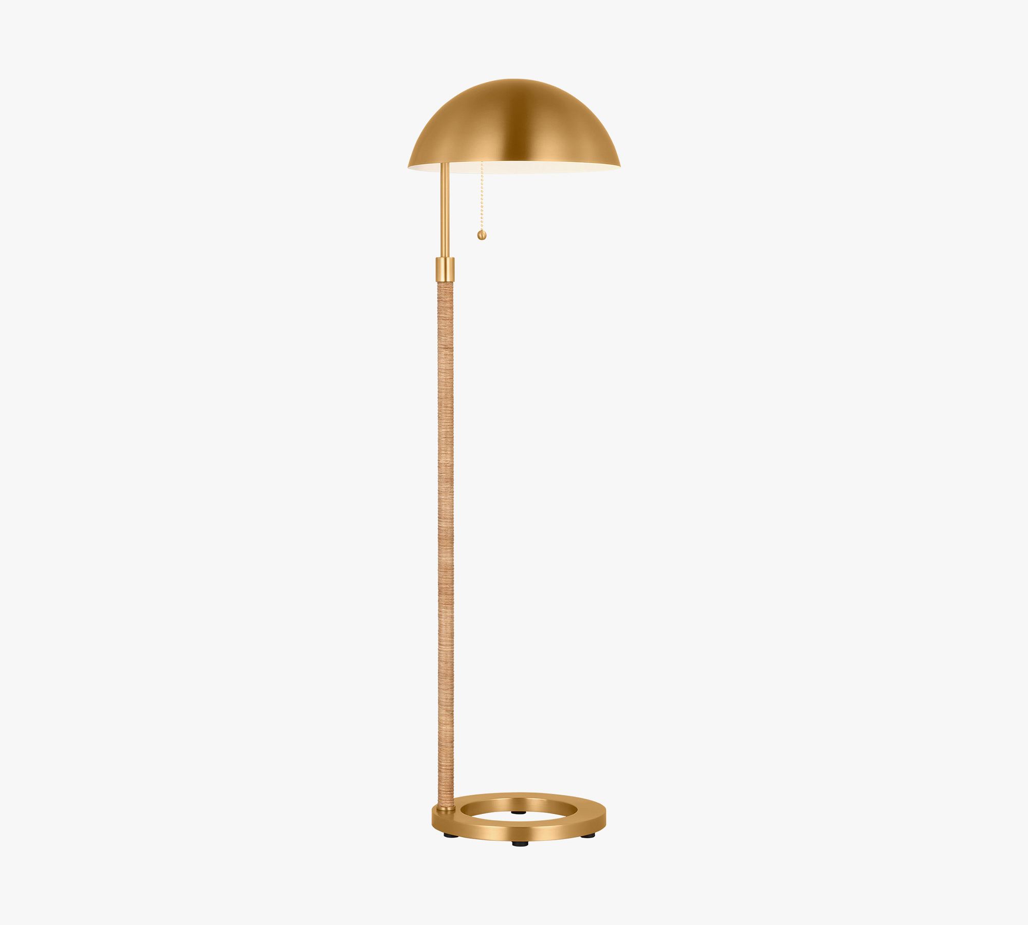 Teigue Woven Floor Lamp (56")