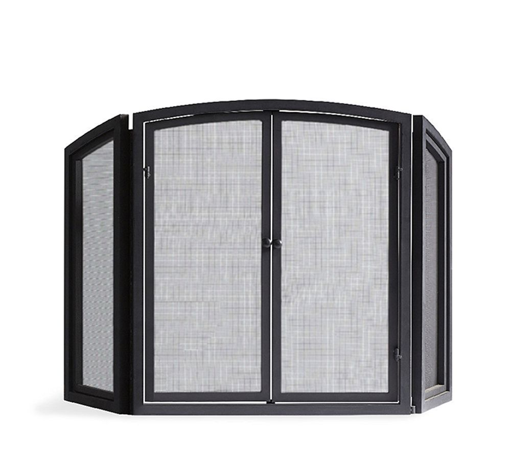 Classic Fireplace Triple Screen Fireplace