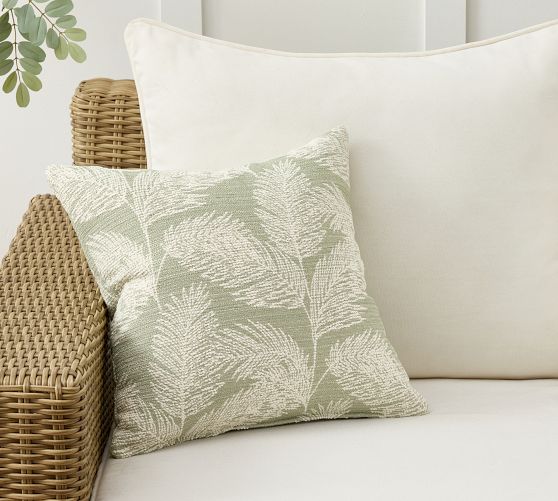 Green Outdoor Pillows Pottery Barn