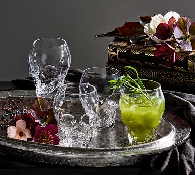 Skull Tumbler Glasses - Set of 4 | Pottery Barn