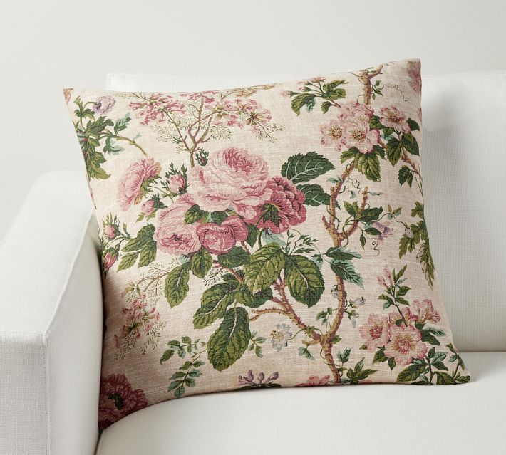 Floral throw pillows for couch sale