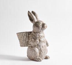 Rustic Bunny Planter