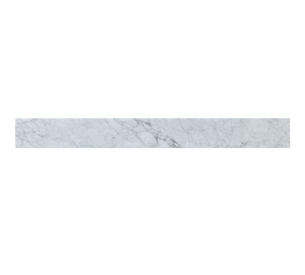 Carrara White Marble 36" Vanity Backsplash