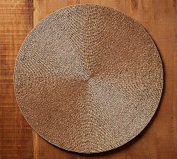 Beaded Handcrafted Round Placemats - Set of 4