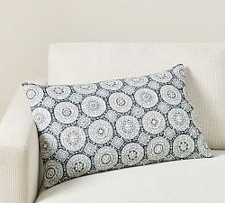 Kravet Medallion Lumbar Pillow