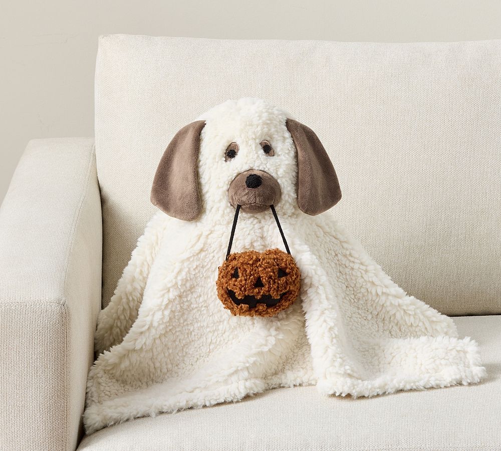 Doug the Dog Ghost Pillow | Pottery Barn