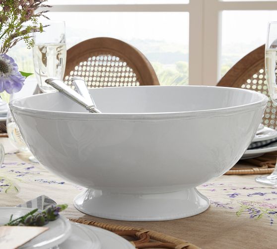 Pottery barn serving bowls best sale