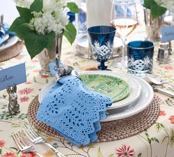 Eyelet Organic Cotton Napkins - Set of 4