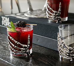 Skeleton Double Old Fashioned Glass | Pottery Barn