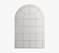 Alice Arched Windowpane Mirror