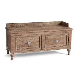 Astoria Storage Bench, Rosedale Brown