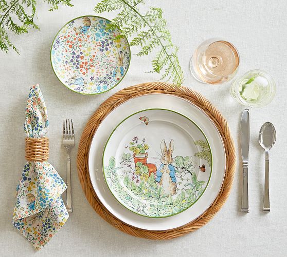 Peter rabbit dinnerware best sale