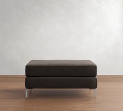 Jake Leather Ottoman