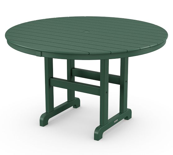 Pottery Barn x Polywood Classic Round Outdoor Dining Table (48 ...