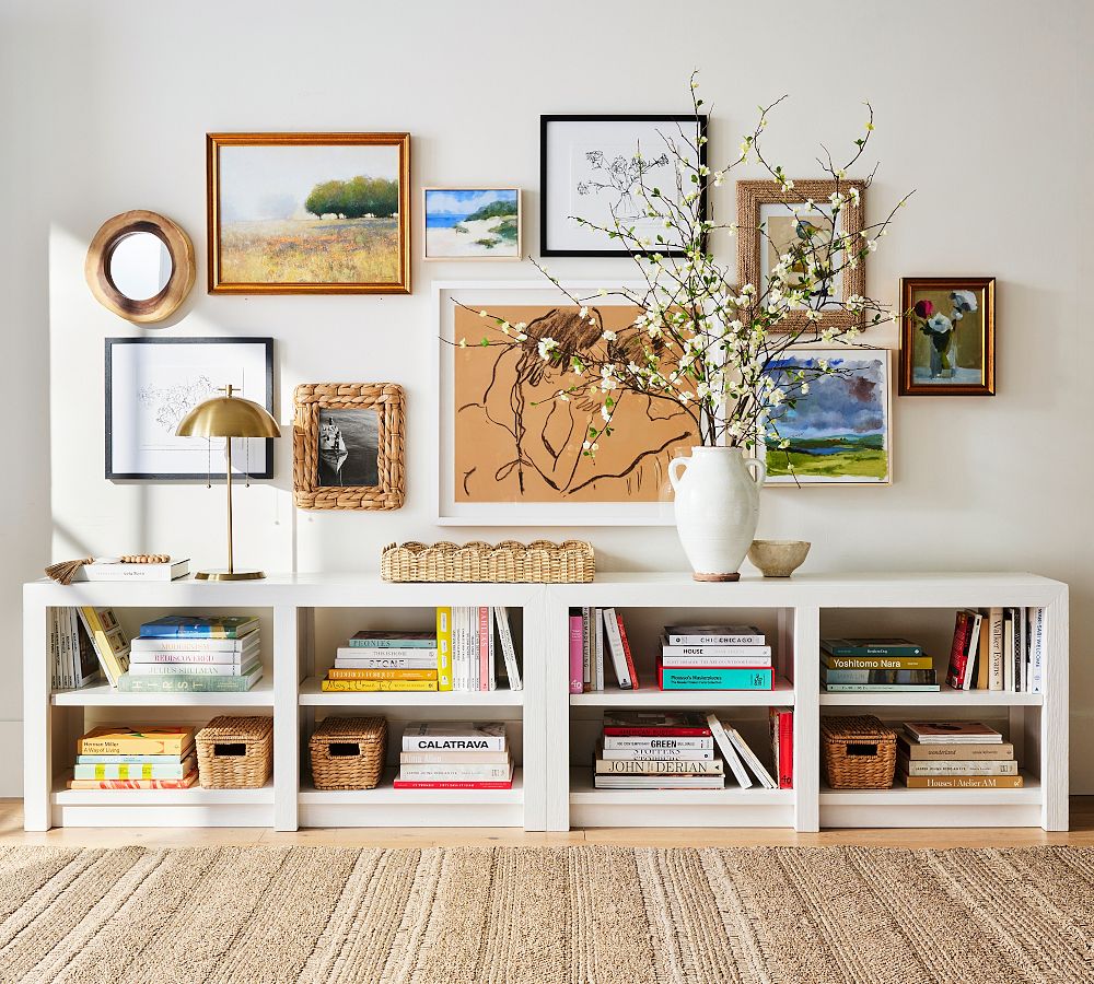 Dillon Long Low Console Bookcase (58&quot;)