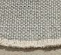 Mason Handwoven Cotton Fringe Round Placemats - Set of 4