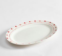 Painted Hearts Serving Platter