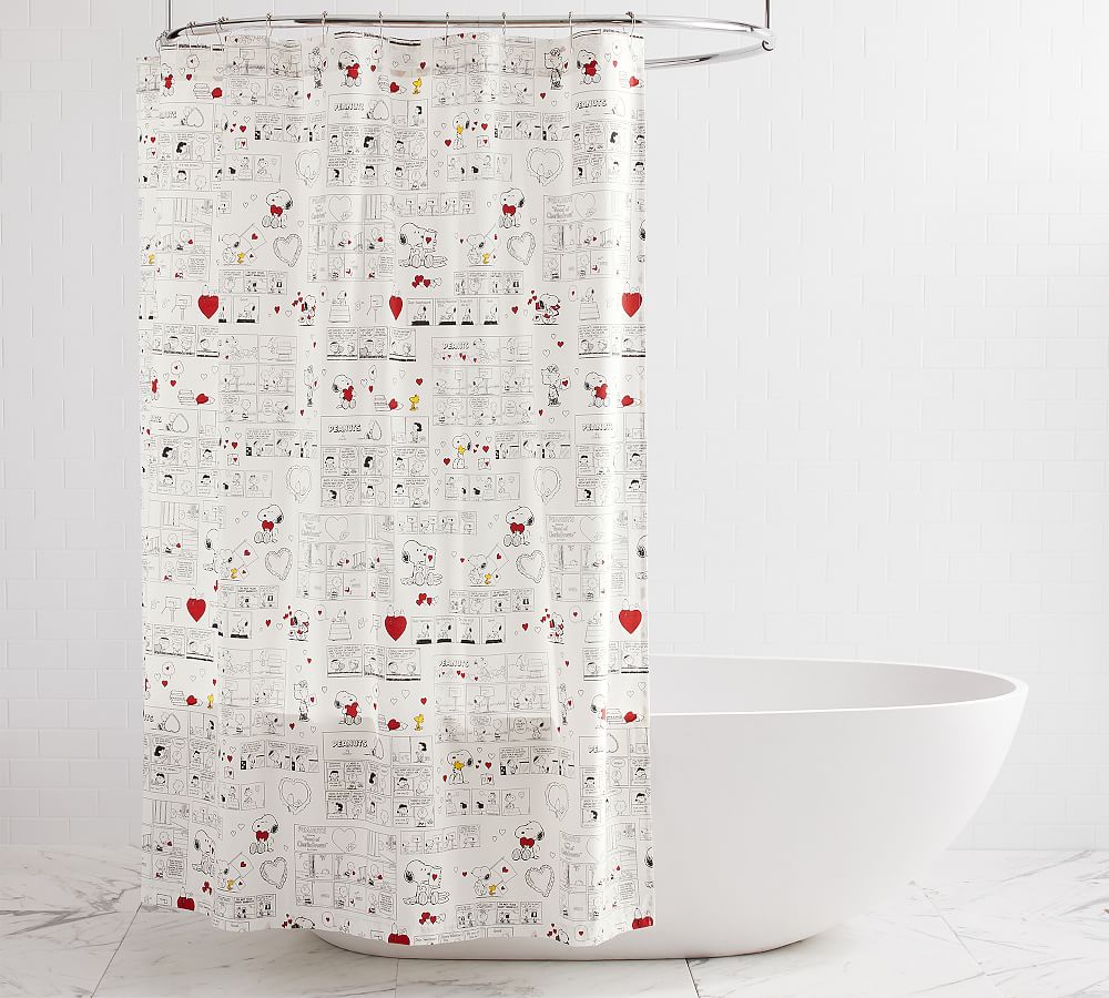 Peanuts&#8482; Love Organic Shower Curtain