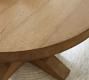 Fort Round Pedestal Extending Dining Table (48&quot;-68&quot;)