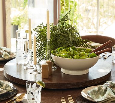 Dining set with lazy susan sales
