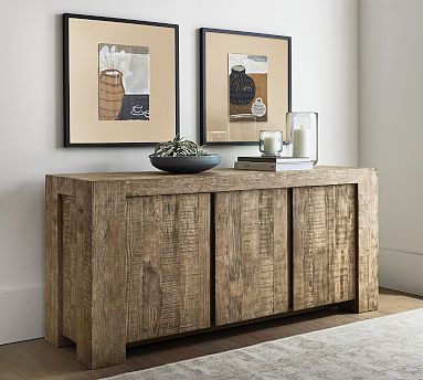 Rockport 66 3 Door Media Console Sierra