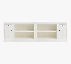 Aubrey Media Console with Open Cabinets (108&quot;)