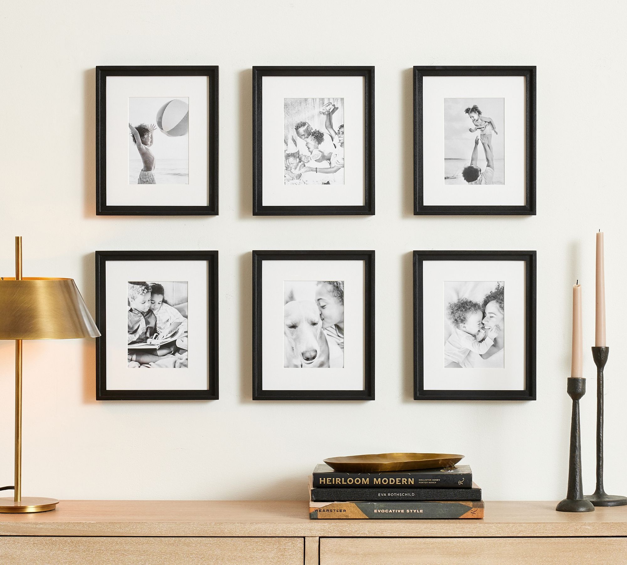 Beveled Wood Gallery Frames