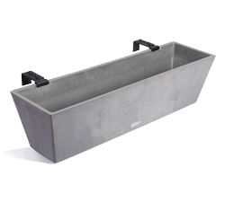 All Weather Eco Hevea Outdoor Window Box Planters with Brackets