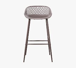 Adara Metal Outdoor Stools, Set of 2