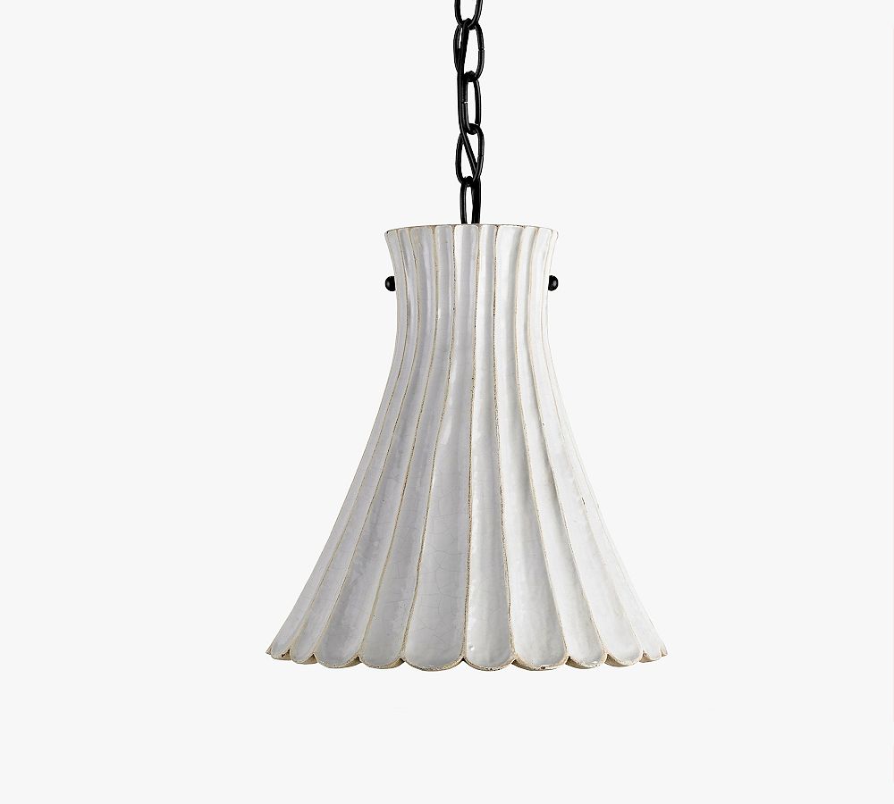 Jules Terra Cotta Pendant (10&quot;)